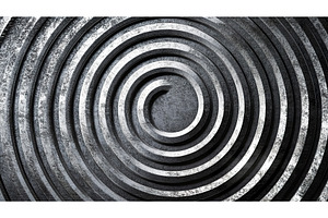Abstract metallic spiral texture, an Illustration by Lermont51