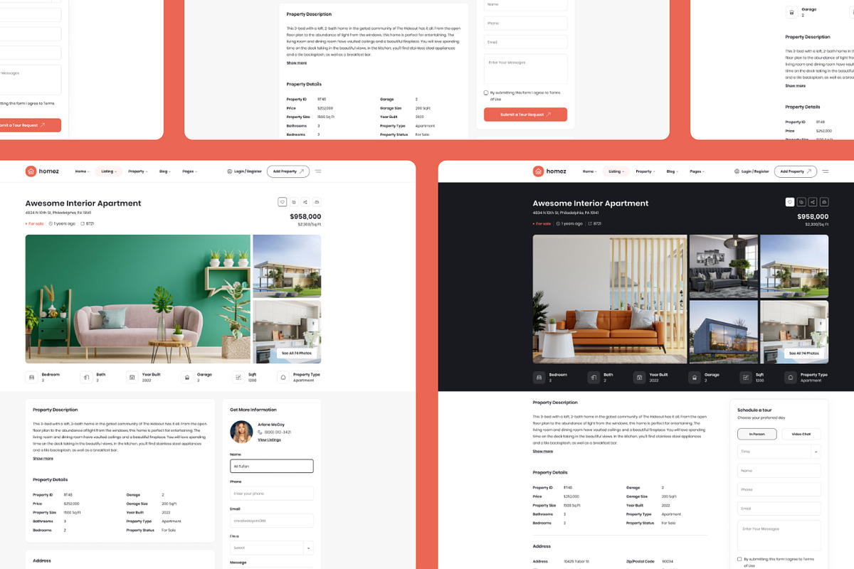Homez — Real Estate HTML + RTL, a HTML Template by CreativeLayerss (Photo 3 of 3)