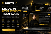 Premium Modern HTML Website Template, a HTML Template by Creative House (Thumbnail 1 of 8)