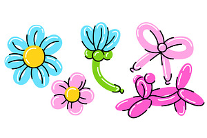 Inflatable balloon figures - dog, an Object Illustration by art PVP - market