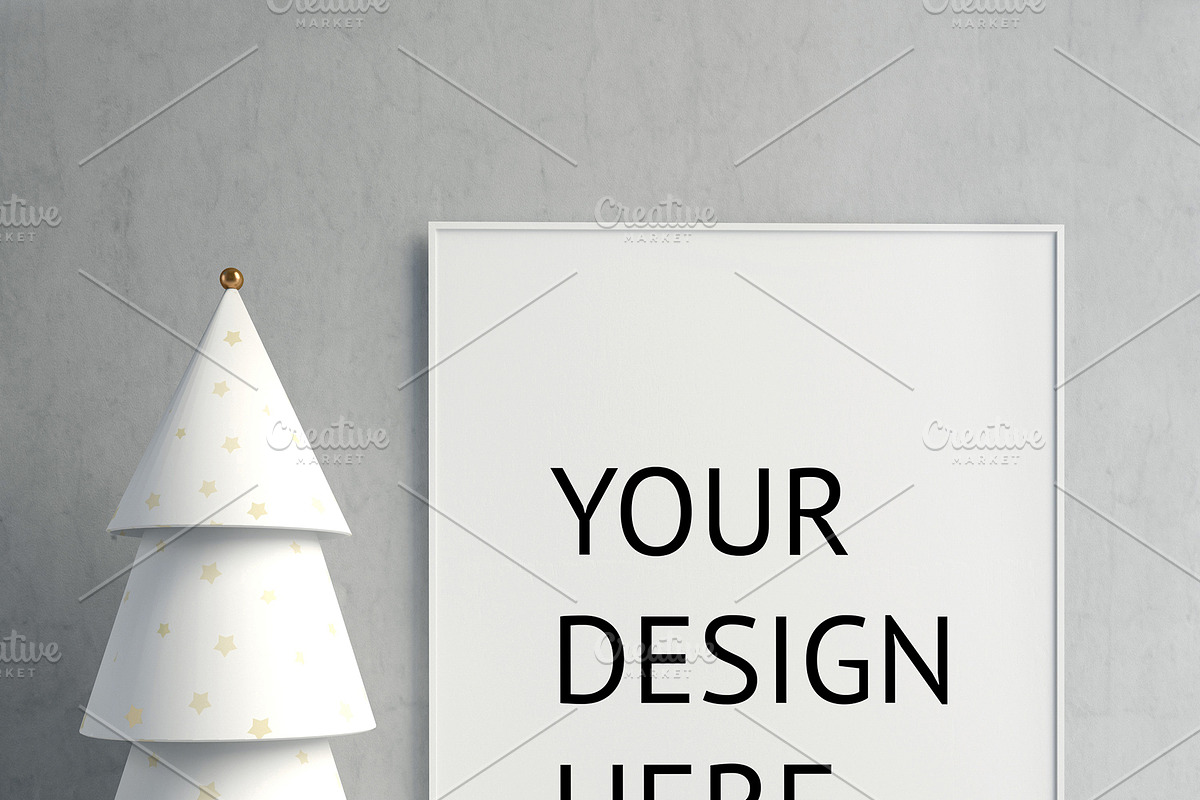 Modern Christmas interior., a Print Template by ChromiumHeart (Photo 6 of 21)