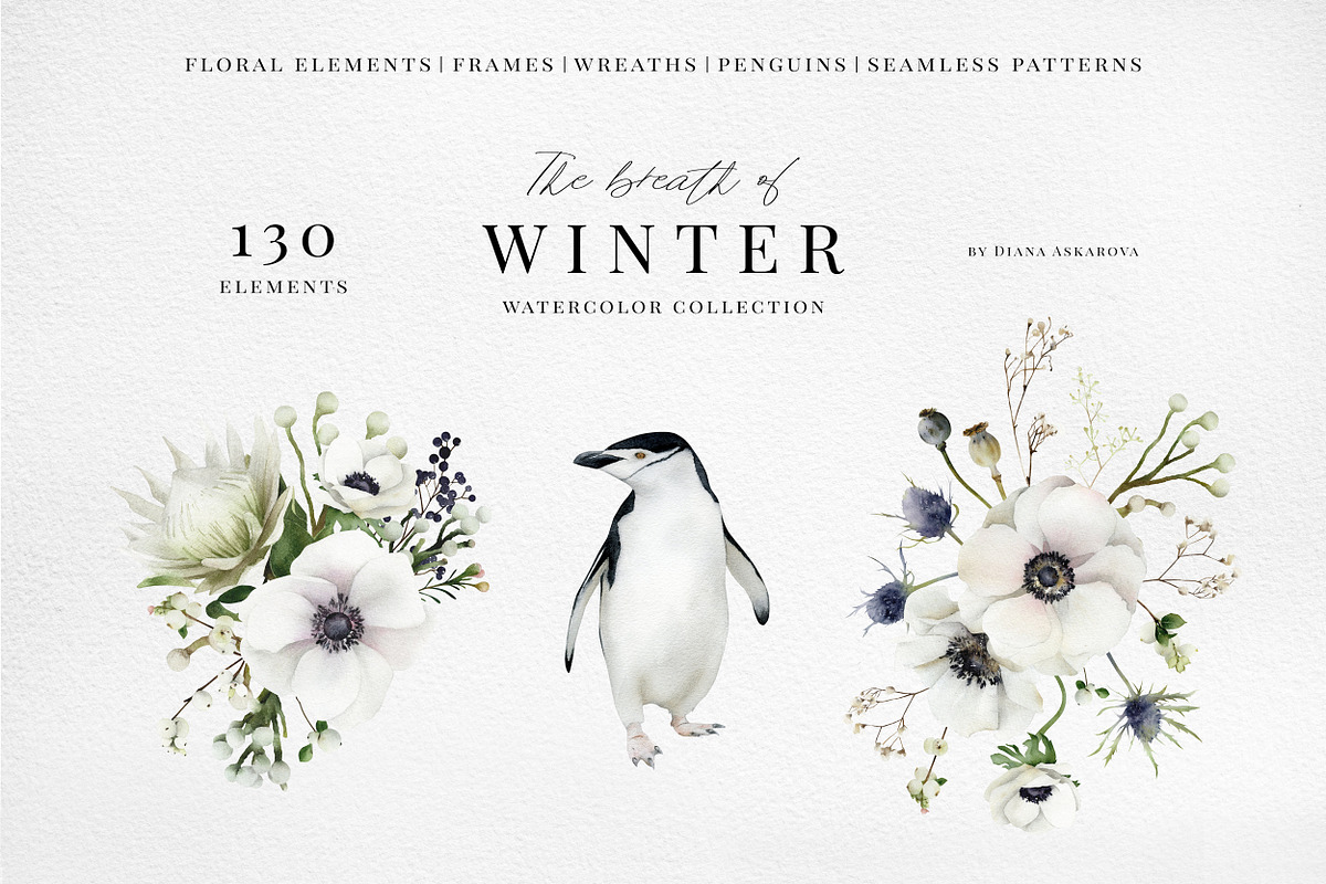 The Breath of Winter collection, an Animal Illustration by Diana Askarova Art (Photo 1 of 12)
