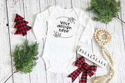 Christmas Baby Onesie Mockup Bundle, a Shirt Mockup by Affinity Grove (Thumbnail 3 of 6)