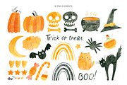 Orange Halloween Clipart & Patterns, an Object Graphic by Valin Malin (Thumbnail 2 of 14)