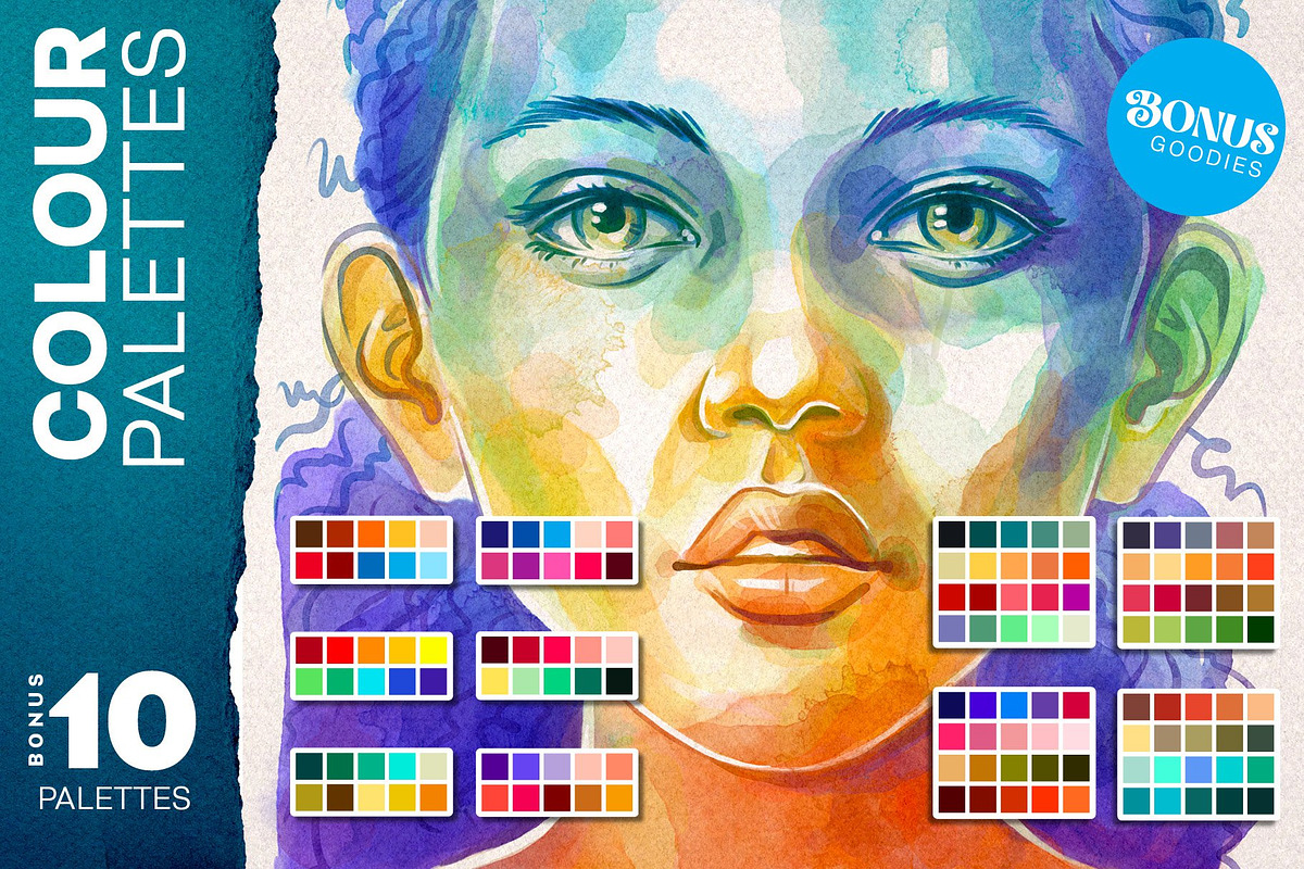Wicked Watercolour Brushes, a Brush Add-On by Green Room Media (Photo 21 of 23)
