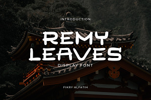 Remy Leaves Display Typeface