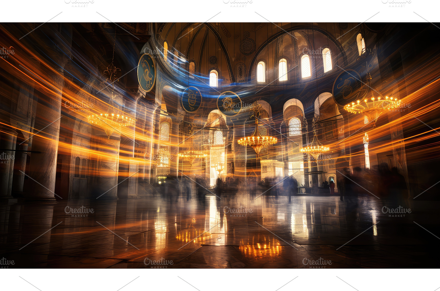 history blurred hagia sophia, a Background Photo by pikepicture
