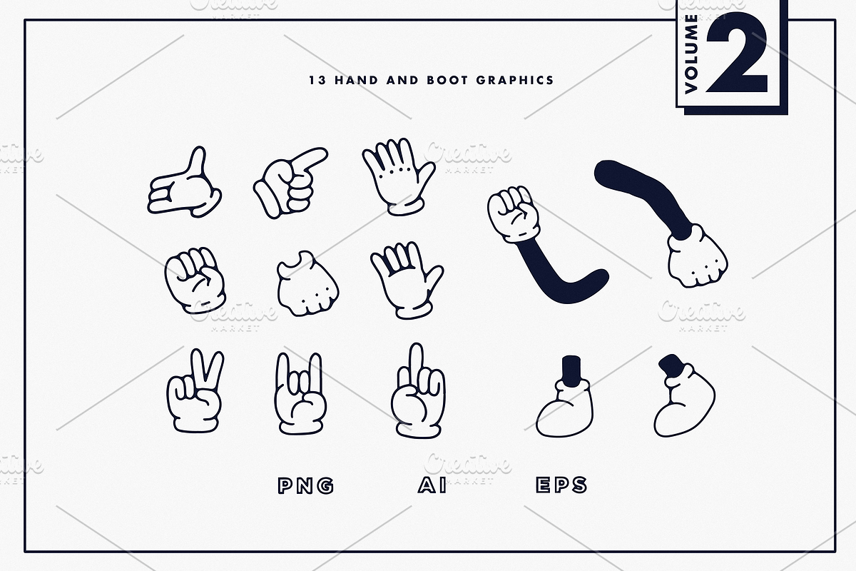 Retro Mascot Parts | VOL 2, an Illustration by GRPXSTORE (Photo 4 of 4)