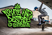 Hesorder Urban Graffiti Font, a Blackletter Font by Ronny Studio (Thumbnail 9 of 10)