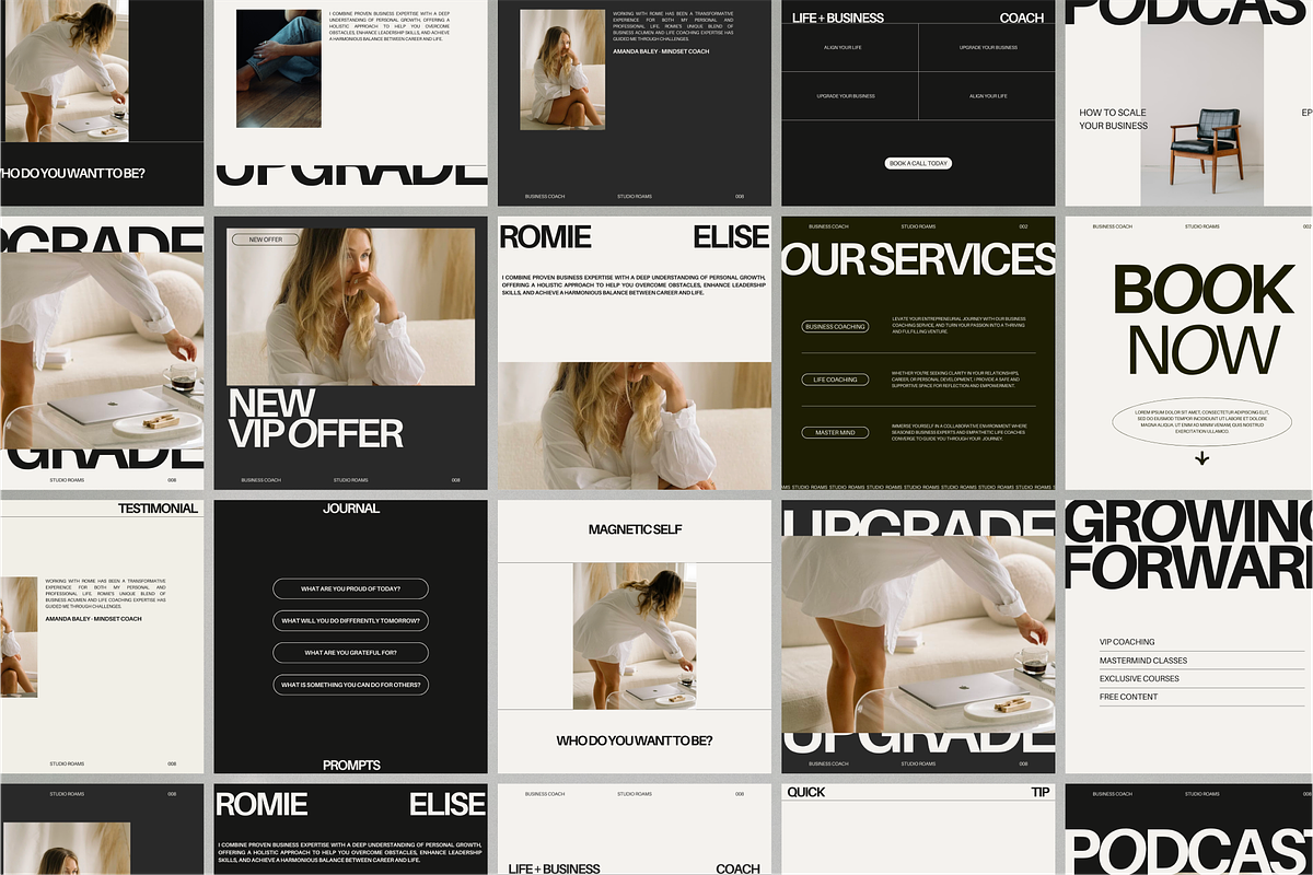 Instagram Templates for Coaches, a Social Media Template by StudioRoams (Photo 6 of 10)