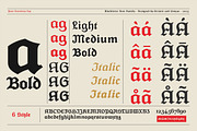 Post Tenebras Lux - Blackletter font, a Blackletter Font by Artistic & Unique (Thumbnail 4 of 16)