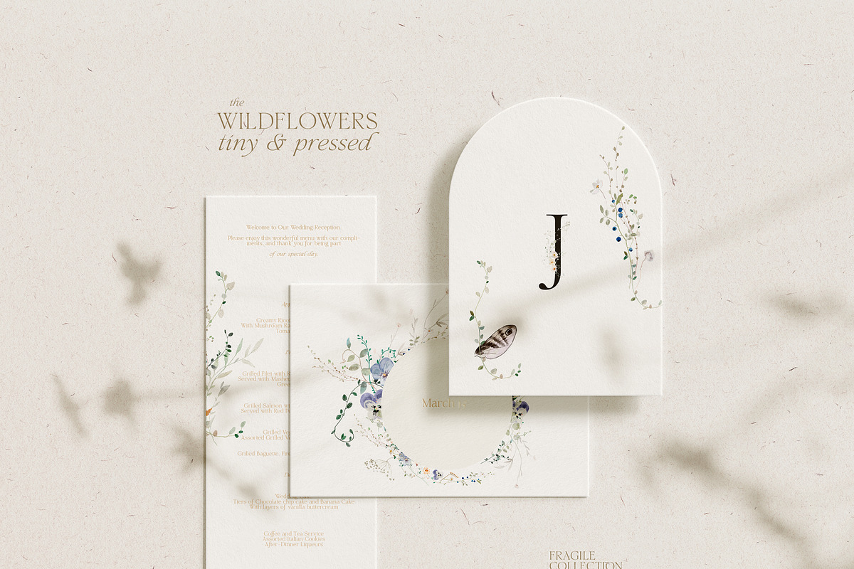 WILDFLOWERS tiny watercolor floral, a Decorative Illustration by Lana Elanor (Photo 7 of 15)