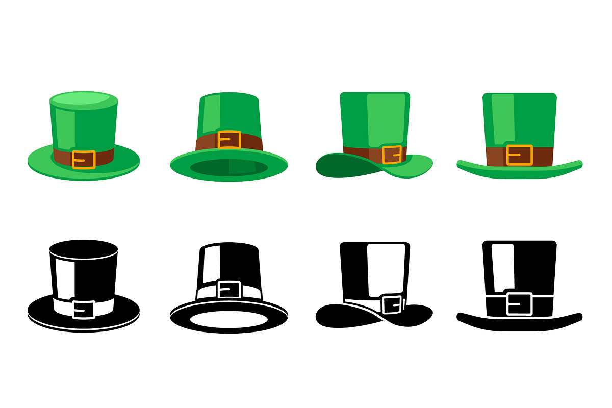 Leprechaun hat icon collection, an Icon by Mark Skitsky