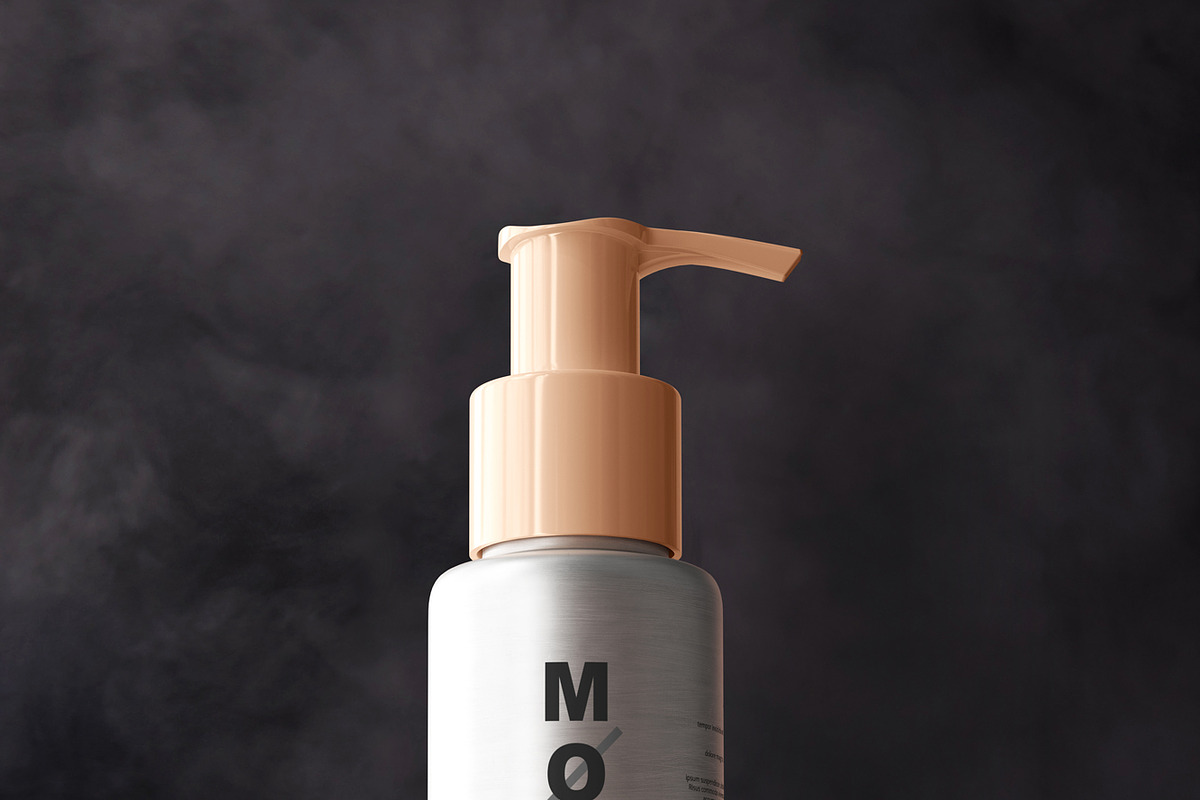 Aluminum Pump Bottle Mockups, a Pens & Pencil Mockup by pmvch (Photo 5 of 25)