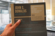 Craft Paper CV Design, a Resume Template by Visual Impact (Thumbnail 1 of 2)
