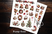 Vintage Christmas Bakery Journal Kit, a Seasonal Illustration by V Design Creator (Thumbnail 9 of 13)