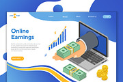 Isometric Internet Online Earnings, a Finance Illustration by TAlex (Thumbnail 3 of 7)