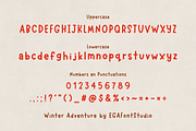 Winter Adventure | Handwritten Font, a Handwritten Font by EGAFontStudio (Thumbnail 7 of 7)