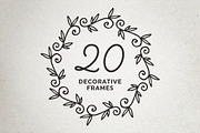 Decorative Round Frames Borders, a Decorative Illustration by AzmariDigitals (Thumbnail 1 of 5)