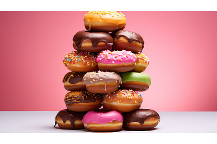 glazed fattening donut food ai, a Background Photo by pikepicture