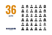 Avatar, a Solid Icon by Foxyard studio (Thumbnail 6 of 6)