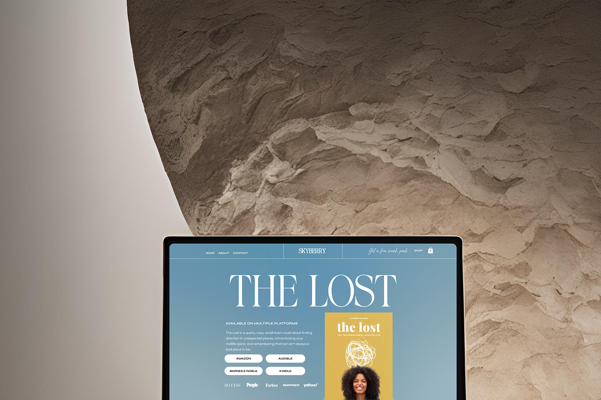 Website Templates for Authors, Coaches preview 4