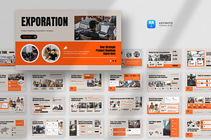 Product Roadmap Keynote Template, a Presentation Template by fluffstudio