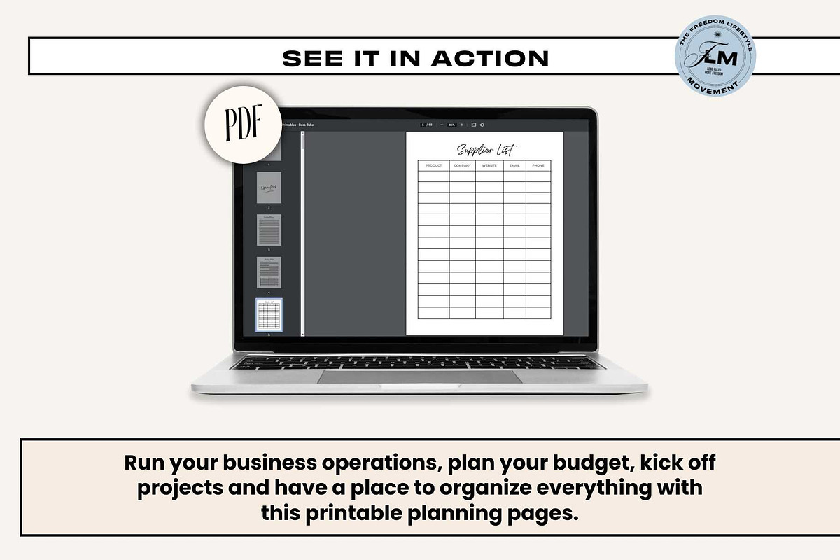 Business Planner - Bossbabe, a Presentation Template by Freedom Business Shop (Photo 9 of 9)