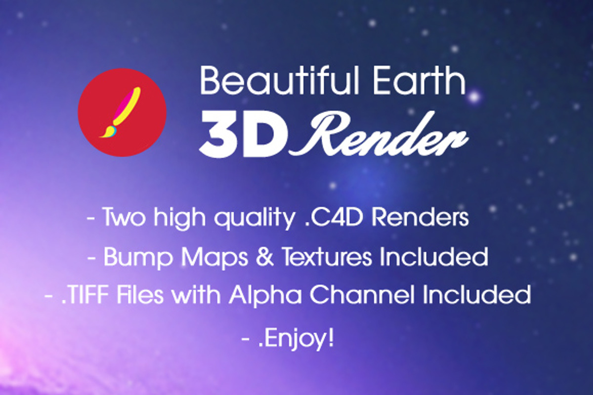 Beautiful 3D Earth Renders preview 5