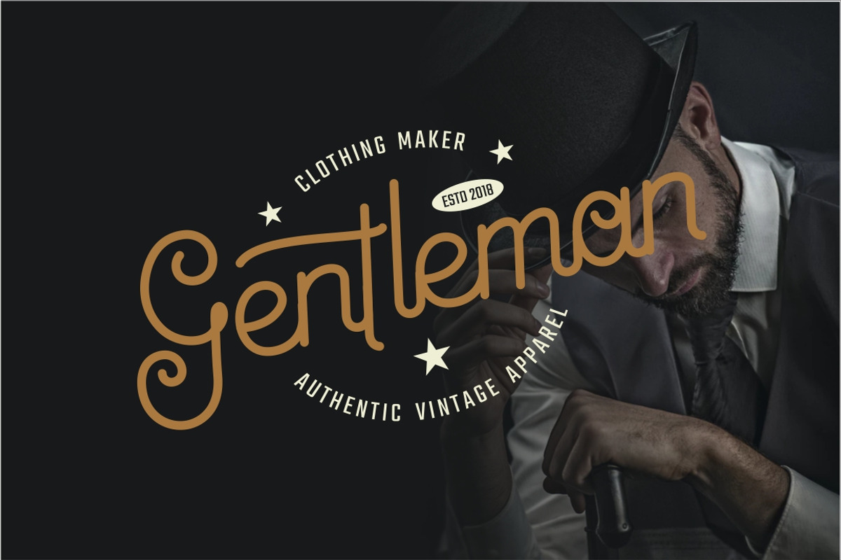 Antiqueline - Monoline Typeface preview 2