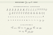 Boulevard - Handwritten Font Duo, a Script Font by endita (Thumbnail 11 of 16)