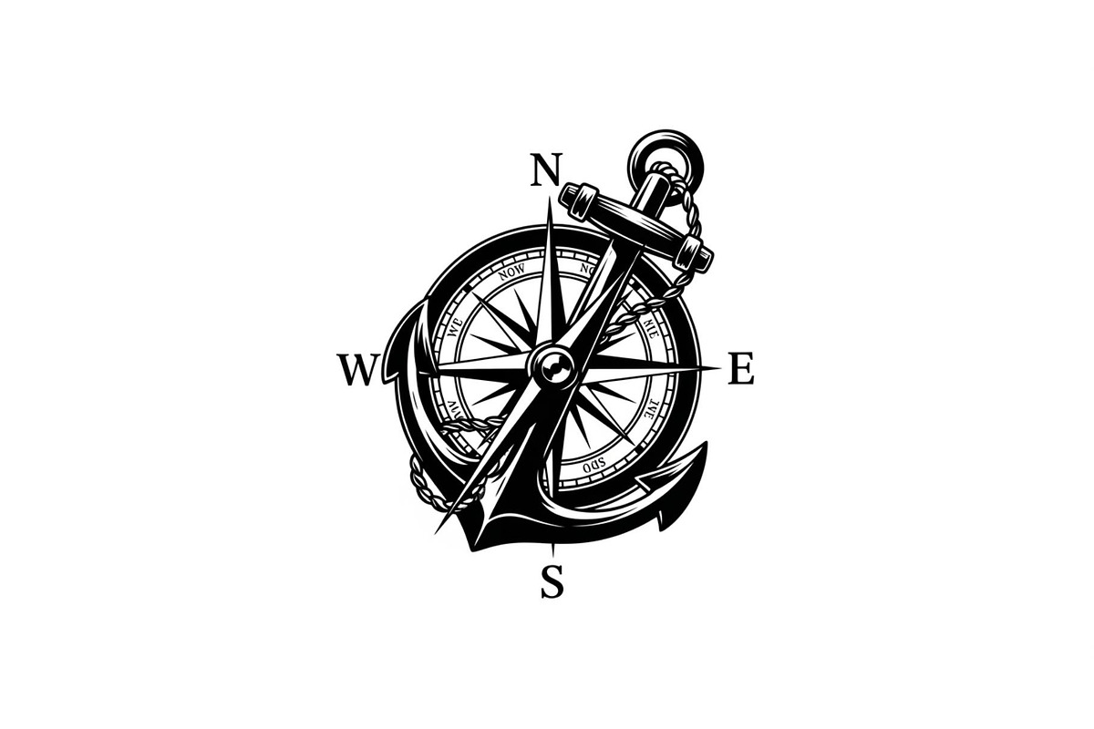 Nautical Anchor Compass Bundle, an Illustration by Creativeshirt (Photo 9 of 31)