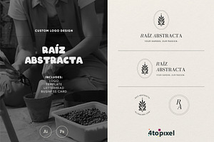 Raiz Abstracta Branding Kit
