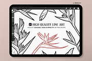 Heliconia Plant Procreate Stamps, a Brush Add-On by MadliArt (Thumbnail 3 of 5)