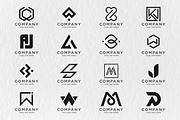 monogram logo design - SVG file, a Branding & Logo Template by BARONSTD (Thumbnail 1 of 17)