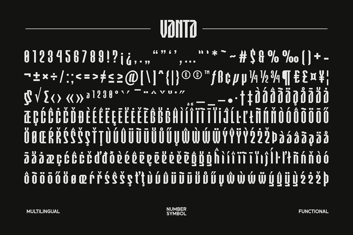 Vanta Typeface, a Sans Serif Font by Eotype Studio (Photo 10 of 10)