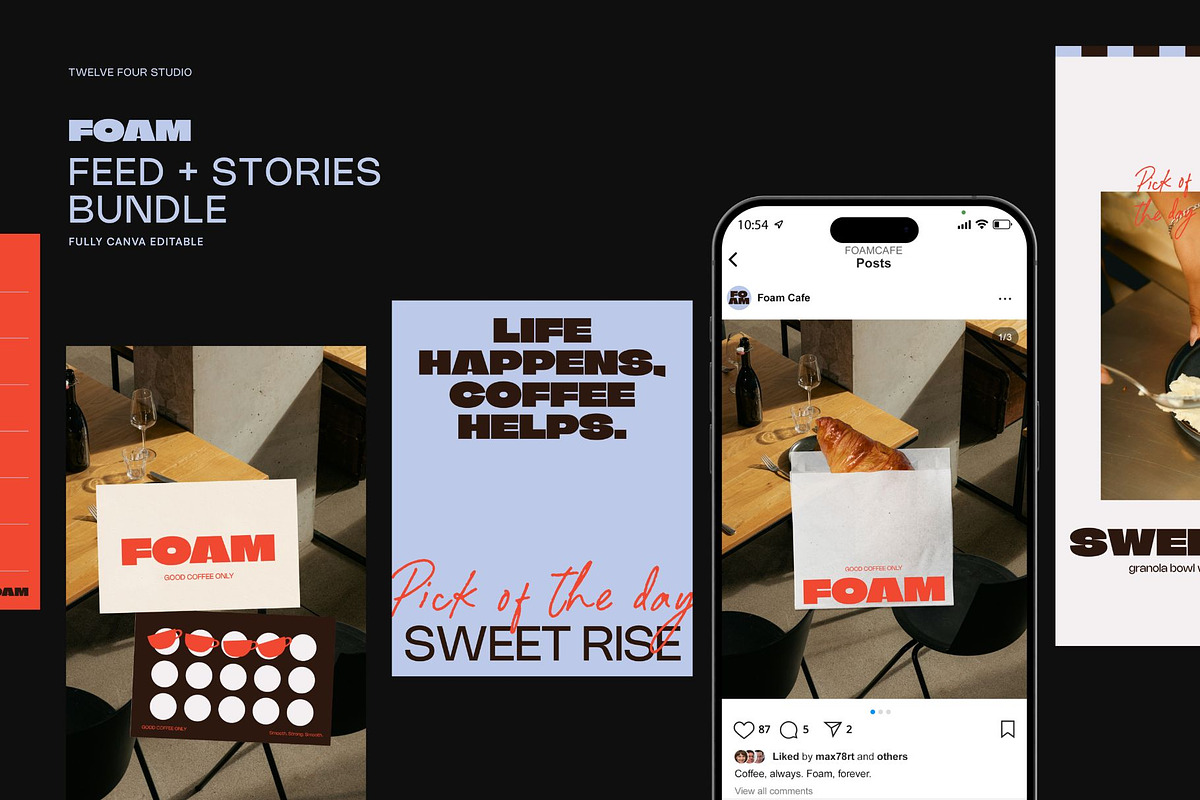 Foam - Instagram Templates Bundle preview 3