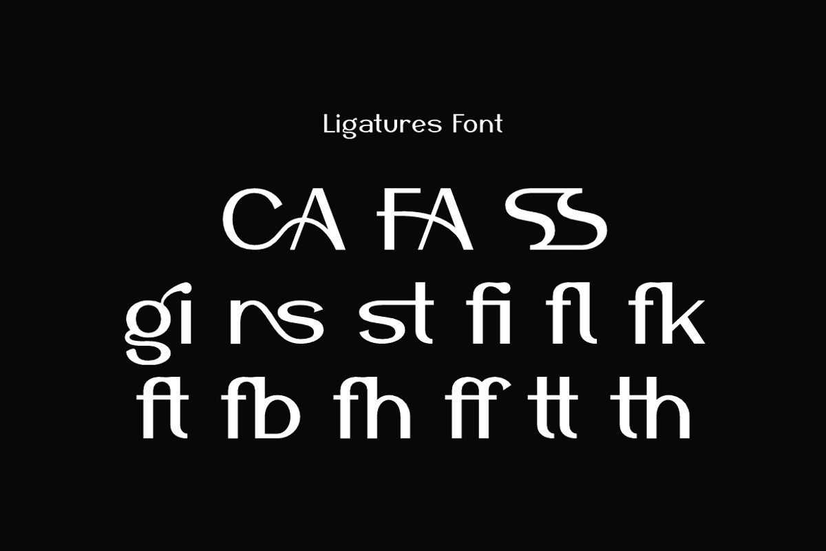 Reofat - Brand Logo Font, a Sans Serif Font by Iqsiart Studio (Photo 14 of 15)