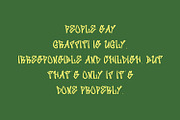 Cilibazz Graffiti Display Font, a Handwritten Font by Maulana Creative (Thumbnail 6 of 7)