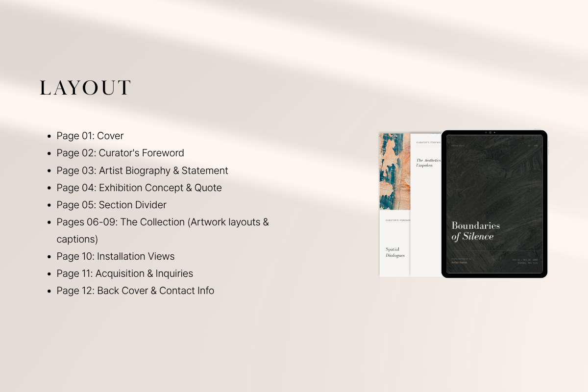 Contemporary Art Exhibition Catalog, a Magazine Template by batang (Photo 3 of 4)