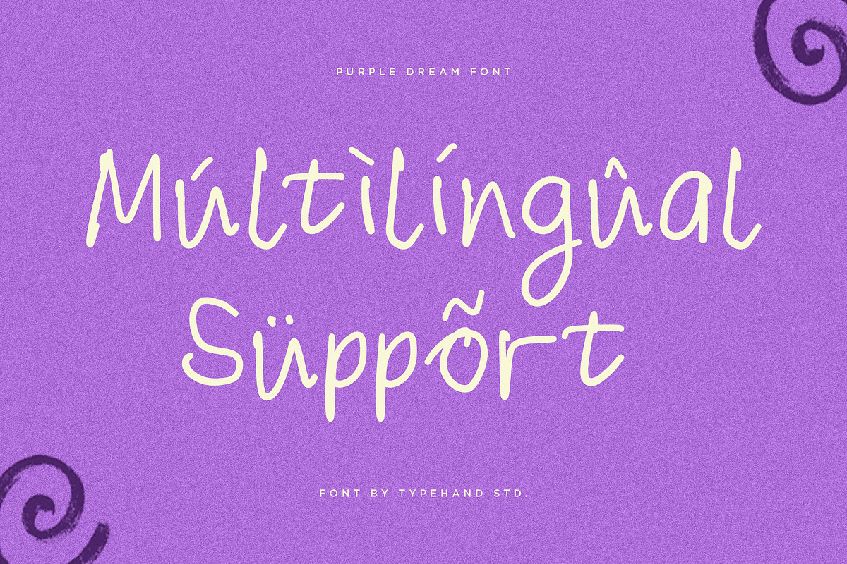 Purple Dream Handwritten, a Handwritten Font by Typehand Studio (Photo 10 of 10)