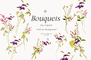 Wildflower spring watercolor florals, a Decorative Illustration by Grace Noboa Illustrations (Thumbnail 3 of 9)