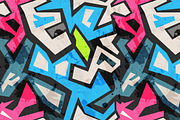 Graffiti vector patterns pack, a Pattern Graphic by Gudiny (Thumbnail 8 of 13)