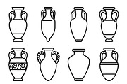 Bundle Olive Oil Brand Icon Set, an Outline Icon by adenpinkstore (Thumbnail 7 of 15)