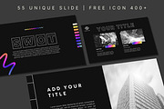 Black Gradient Powerpoint Template, a Presentation Template by SKY CREATION (Thumbnail 2 of 6)