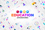 Education PowerPoint Canva Template, a Presentation Template by Abert (Thumbnail 1 of 9)