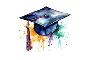 Watercolor Graduate Flower Clipart B, an Object Graphic by Regulrcrative (Thumbnail 6 of 7)