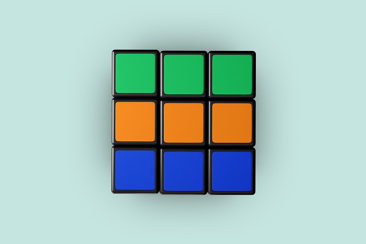 Rubik's Cube Mockup - 6 views, a Merchandise Mockup by Illusiongraphic (Photo 3 of 16)