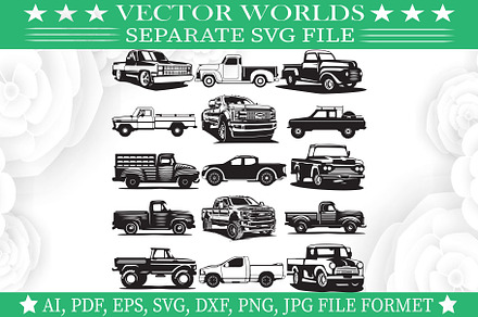 Pickup Truck Svg, Pickup, Truck Svg, an Object Graphic by VectorWorlds