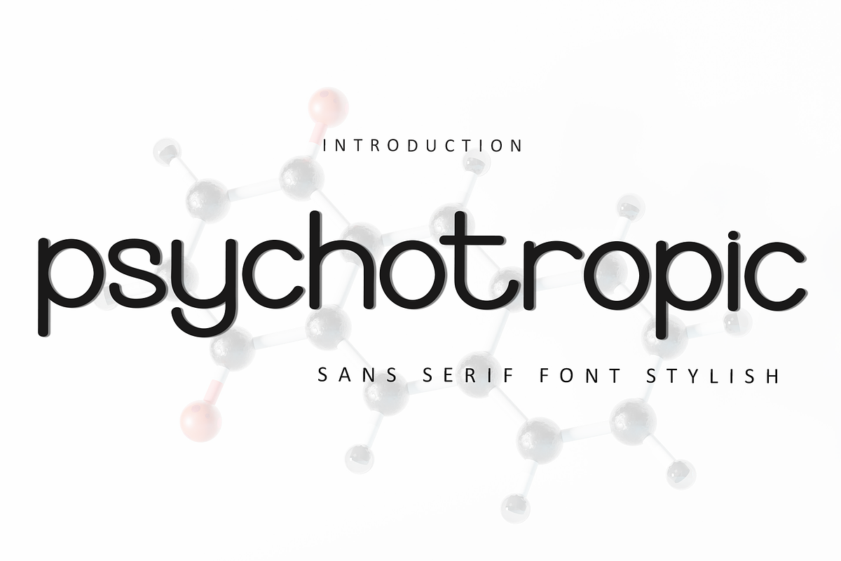 Psychotropic, a Sans Serif Font by FreshTypeINK (Photo 1 of 8)
